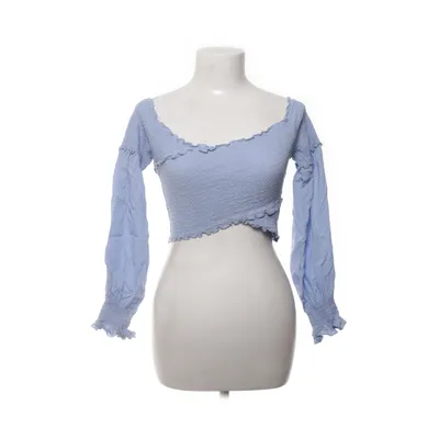Crop top (Blå) från Andrea Hedenstedt x NA-KD Viskos