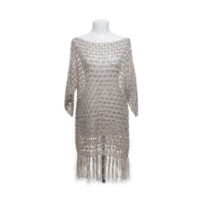 Cardigan (Beige) from Extrem Acrylic, Metallic fiber, Polyester