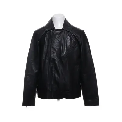 Leather jacket (Black) from Dreimaster Leather, Polyester