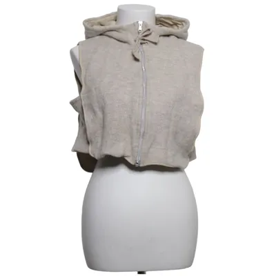 Short sleeve hoodie (Beige) from Hessnatur Wool