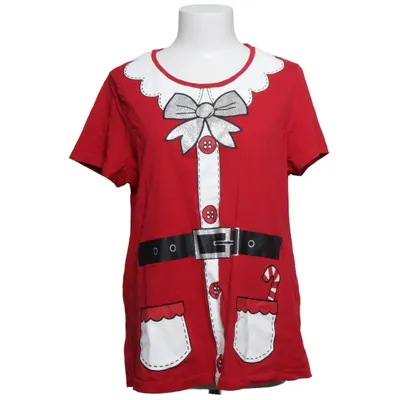 T-shirt (Rouge, Blanc) de ICA I Love Eco Coton