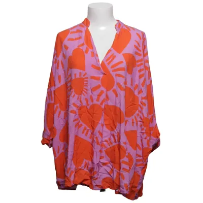Blouse (Oranje, Lila, Meerkleurig) van V Milano Viscose