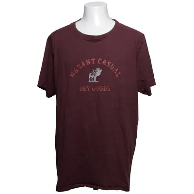 T-shirt (Rød) fra Garant Bomuld, Viscose