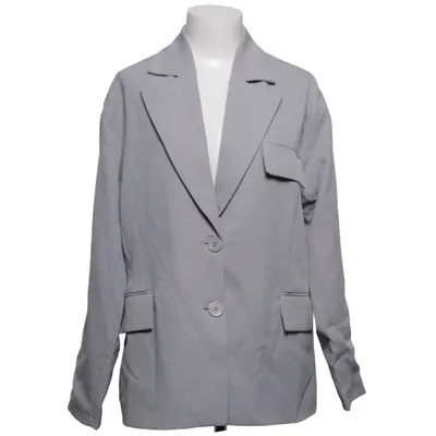 Blazer (Gray) from Trendyol Elastane, Polyester