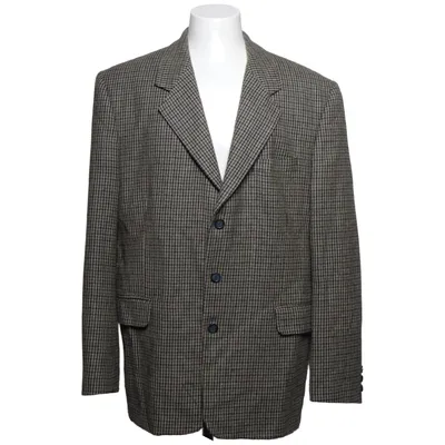 Blazer (Gray, Multicolored) from Dynasty Polyester, Wool
