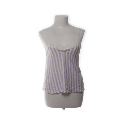 Pyjamastop (Hvid, Lilla) fra Zara Woman Collection Polyamid, Viscose
