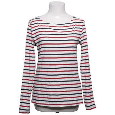 T-shirt à manches longues (Blanc, Rouge, Bleu) de Race Marine Coton, Élasthane