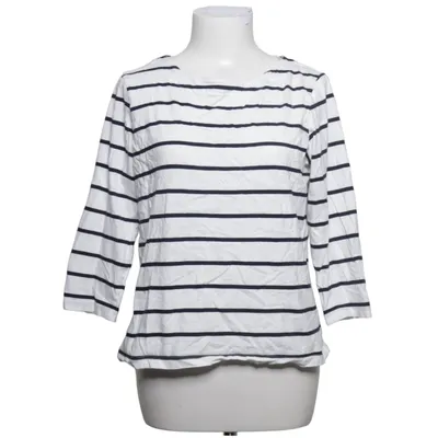 Lange mouwen shirt (Wit, Blauw) van MyWear Woman Katoen