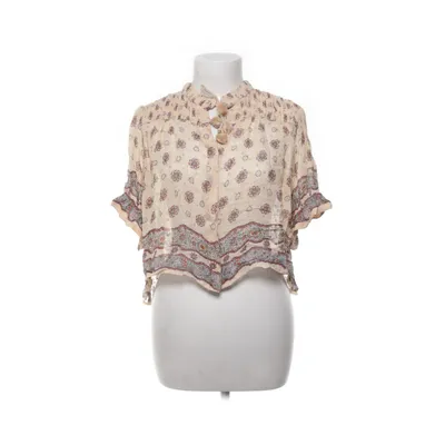 Crop top (Beige, Multicolored) from Zara Woman Premium Collection