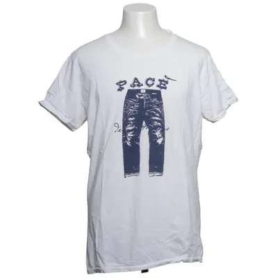 T-shirt (Wit) van Pace Jeans Katoen