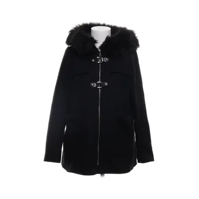 Vinterkappa (Svart) från Zara Woman Polyamid, Ull