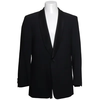 Smokingkavaj (Svart) från Eduard Dressler Viskos, Ull