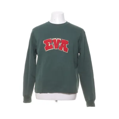 Collegetröja (Grön, Röd) från Russell Bomull, Polyester