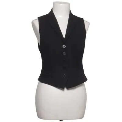 Kostuumgilet (Zwart) van René Lezard Acetaat, Elastaan, Polyester, Wol