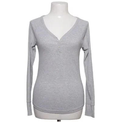 Henley shirt (Gray) from Gina Tricot Cotton, Elastane, Polyester