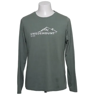 Långärmad t-shirt (Grön) från Swedemount Bomull, Elastan, Polyester