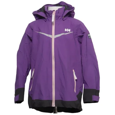 Regnjacka (Lila, Svart) från Helly Hansen Kids Polyamid, Polyester, Polyuretan