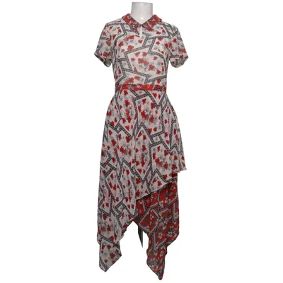 Jurk (Rood, Wit, Zwart) van Mikael Aghal Polyester