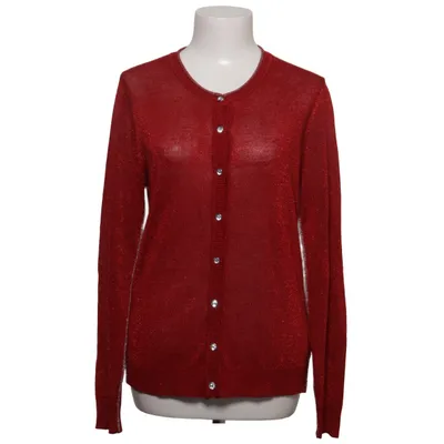 Cardigan (Rouge) de Ze-Ze Nordic Fibre métallique, Viscose