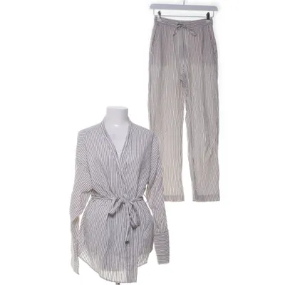 Set (Black, White) from Zara Cotton, Linen, Polyester, Viscose