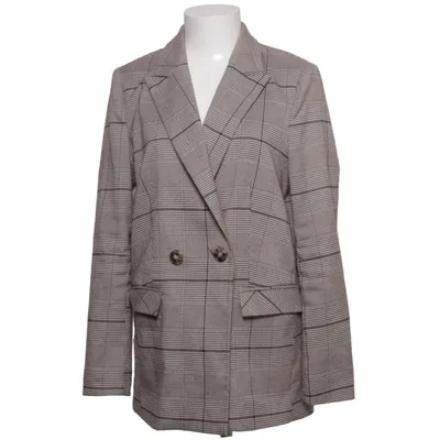 Blazer (Brun) fra Emilie Briting x NA-KD Elastan, Polyester, Viscose