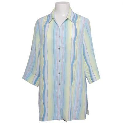 Blouse (Jaune, Bleu, Multicolore) de Eurofashion Polyester