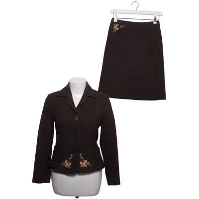 Skirt suit (Brown) from Hennes Collection Polyamide, Polyester, Wool