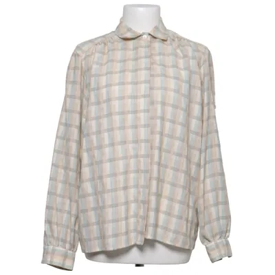 Chemise (Beige, Bleu, Marron) de Delmod Polyester, Viscose, Laine