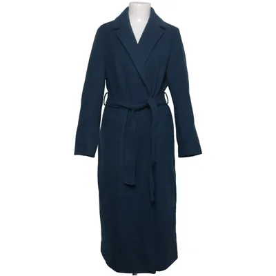 Coat (Blue) from Zero Polyester, Viscose