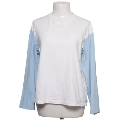 Långärmad t-shirt (Vit, Blå) från Arket Bomull