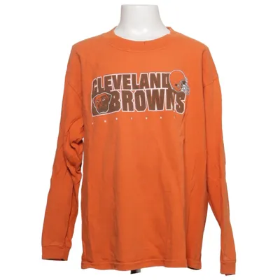 Lange mouwen shirt (Oranje) van NFL Katoen