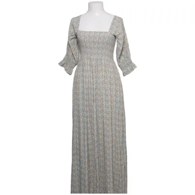 Robe longue (Bleu, Rose, Beige) de Notes du Nord Viscose