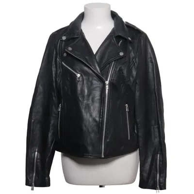 Bikerjacka (Svart) från Mango Skinn, Polyester