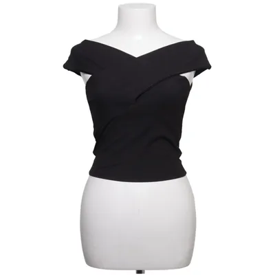 Crop top (Noir) de Zara Collection Élasthane, Polyester