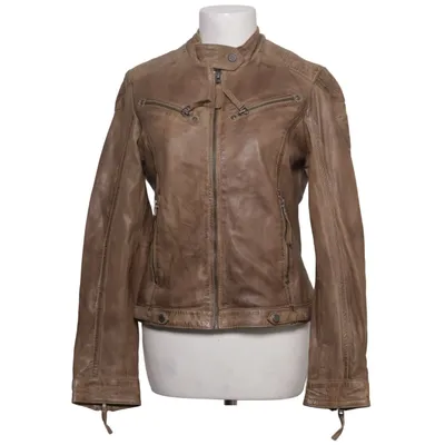 Leren jack (Beige) van Gipsy