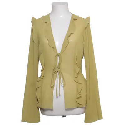 Wrap blouse (Tie Front Blouse) from NA-KD Polyester