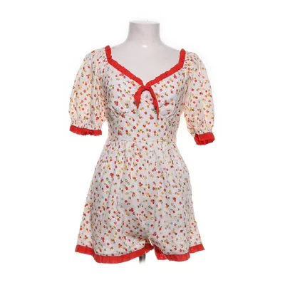 Klänning (Vit, Röd, Flerfärgad) från Neon Rose Bomull