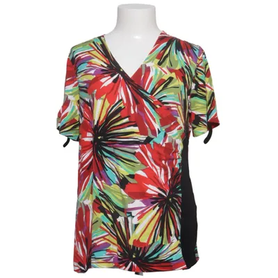 Haut (Rouge, Multicolore) de Doris Streich Élasthane, Viscose