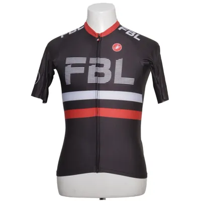 Cykeltröja (Svart, Vit, Röd) från Castelli Elastan, Polyester