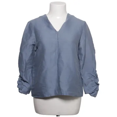 Blus (Blå) från COS Bomull, Lyocell, Silke