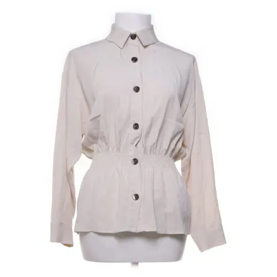 Peplumbluse (Beige) fra Bershka