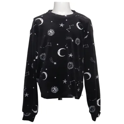 Collegetröja (Svart, Vit) från Lindex Kids Elastan, Polyester