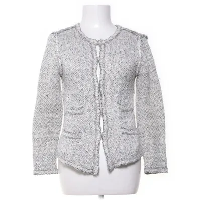 Cardigan (Blanc, Noir) de Maje Coton, Polyester, Acrylique, Viscose