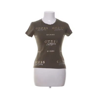 T-shirt (Grøn, Guld) fra Guess Økologisk bomuld