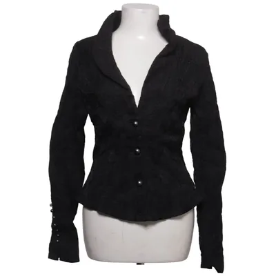 Blazer (Black) from Sylvia Heise Cotton, Elastane, Polyamide, Viscose, Wool