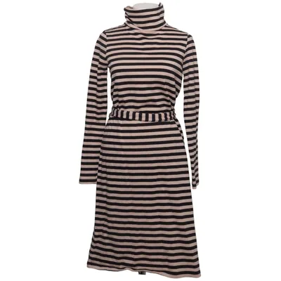 Robe à col roulé (Beige, Noir) de Edited Coton, Élasthane