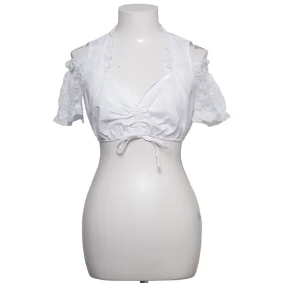 Dirndlblus (Vit) från Brandl Tracht Bomull, Polyester