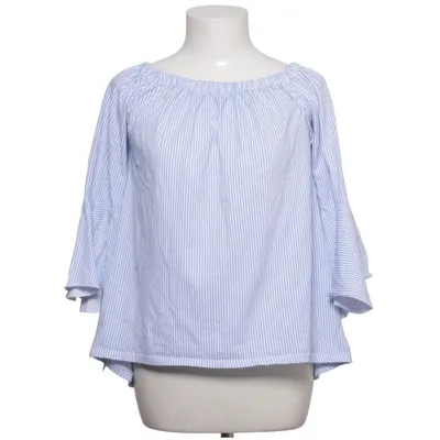 Blouse (Blue, White) from Colosseum Cotton, Elastane
