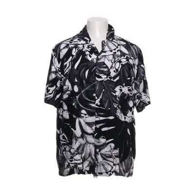 Short sleeve shirt (Black, Multicolored) from H&M Viscose
