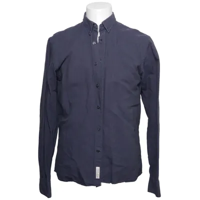 Shirt (Blauw) van Oscar Jacobson Katoen